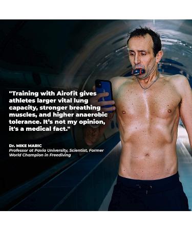Airofit Active Breathing Trainer & App | Enhance Lung Capacity & Active Lifestyle | Turquoise - Buy Online on GoSupps.com
