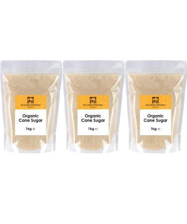 Organic Cane Sugar 3kg by Manor Springs Organic