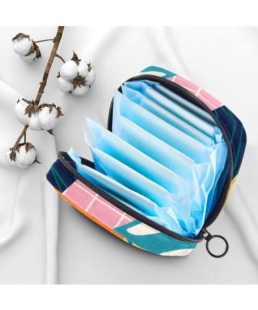 Exotic Jungle Fruits & Plants Menstrual Pad Storage Bag | Zipper Pocket for Girls & Women | Buy Eco-Friendly Menstrual Cup Accessories - Buy Online on GoSupps.com