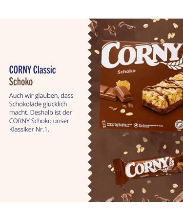 Buy Corny Classic Chocolate Cereal Bars - 60 x 25g - Delicious Chocolate Snack International Shipping Available - Buy Online on GoSupps.com