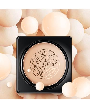 PICKX Mushroom Head Air Cushion BB Cream Concealer Lasting Nude Makeup Moisturizing Brightening Pigment CC Liquid Foundation Even Skin Tone Makeup Base Primer (B-2PC) - Buy Online on GoSupps.com