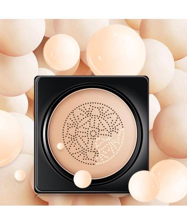 PICKX Mushroom Head Air Cushion BB Cream Concealer Lasting Nude Makeup Moisturizing Brightening Pigment CC Liquid Foundation Even Skin Tone Makeup Base Primer (B-lvory) - Buy Online on GoSupps.com