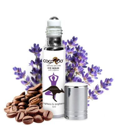Caffeinated Eye Serum Nutrient-Dense 100% Pure Natural & Vegan (Lavender)