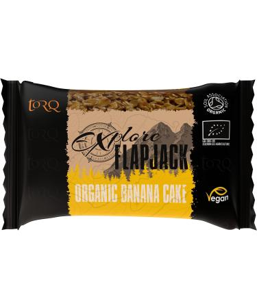 Torq Explore Flapjack Banana Cake Plant Based - Vegan Endurance Energy Bars for Running & Cycling - Box of 20 - Buy Online on GoSupps.com