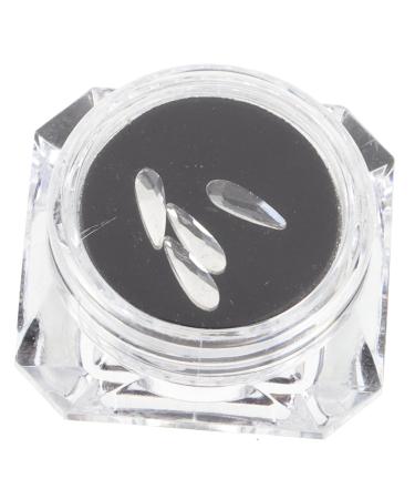 Hemoton 1 Set Vampire Dentures Decor Manicure Kit Fake Teeth Gemstones Crystal Manicure Diamond Teeth Gems Kit Tooth Gem Jewelry Tooth Gems for Teeth White Rhinestones Chemicals Water Drop