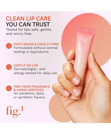 Fig.1 ReviveLip Enzyme Mask | Hydrating Lip Balm for Dry Flaky Lips Vegan Moisturizing Lip Treatment with Papain & Hyaluronic Acid | Overnight Lip Mask | Lip Moisturizer for Sensitive Skin 0.5 oz - Buy Online on GoSupps.com