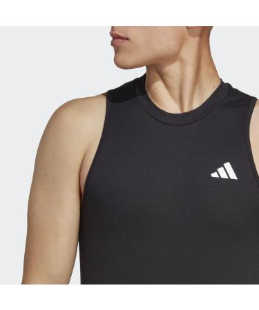 Buy adidas Men's Feelready Training Tank Top - Sleeveless Black/White for Optimal Performance | International Shipping Available - Buy Online on GoSupps.com