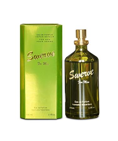 Swerve Cologne for Men Natural Spray Perfume Classic Scent Eau De Toilette for Daily Use 3.4 Fluid Ounce Swerv 3.4 Fl Oz (Pack of 1)