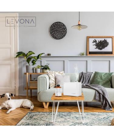 Levona Scent Essential Oil - Fresh Aroma for Home Office Hotel & Spa Perfect in Humidifiers and Diffusers Luxury Fragrance with Aqua Marine Lemon & Bergamot Notes - 700ml/ 23 fl oz Sea Water - Buy Online on GoSupps.com