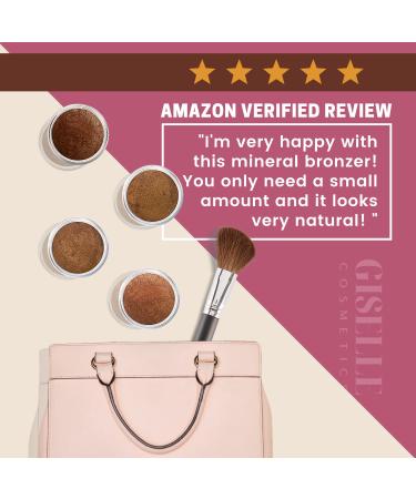 Giselle Cosmeics Gold Digger Mineral Makeup: Pure Non-Diluted Bronzer, Foundation, Concealer, Eye Shadow, Blush & Contouring Palette - Buy Online on GoSupps.com