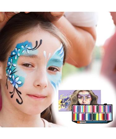 Face Palette - 251 g for Body Washable Makeup Suit with 12 Colours | for Face for and Adults Enhances Creative Expression So - Buy Online on GoSupps.com