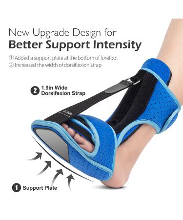 Lynrise Plantar Fasciitis Night Splint - 2pcs Foot Brace for Pain Relief | Achilles Tendonitis & Flat-Foot Support for Women & Men - Buy Online on GoSupps.com