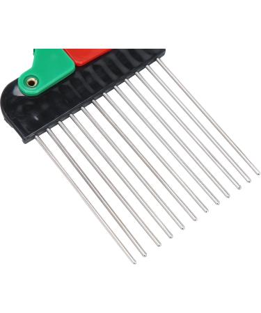 Metal Hair Pick Pick Comb Portable Hair Salon Pick Comb Hairdressing Detangle Hair Pick Styling Tool Accessory - Buy Online on GoSupps.com