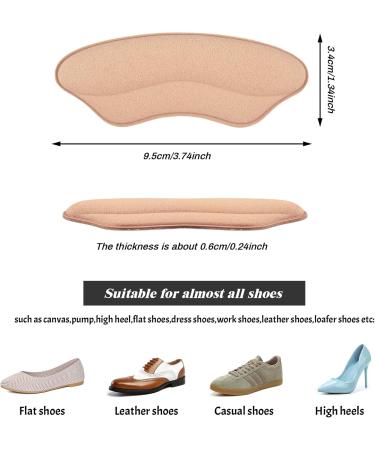 Comfort Foam Heel Grips & Pads Protect Against Blisters & Heel Pain (4 Pairs) for Loose Shoes International Shipping - Buy Online on GoSupps.com