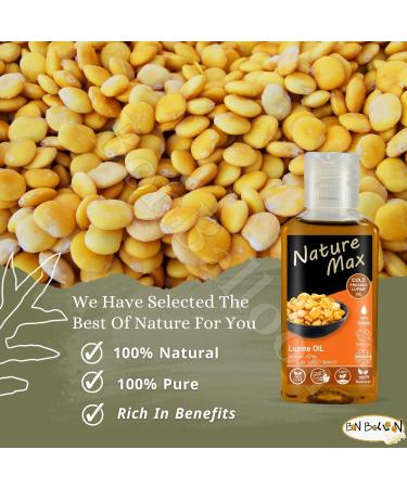 Nature Max Lupine Oil Essential Oils Natural Undiluted Pure for Hair and Skin Care Cold Pressed Premium (1 Pack 2.70 oz / 80 ml)  - Buy Online on GoSupps.com