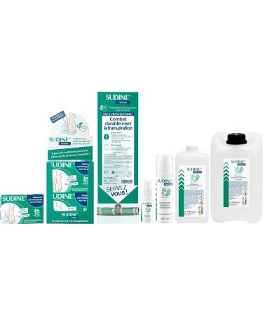 SORIFA - Pack of 40 - Sudine Powder Antiperspirant Treatment - Foot - Regulates perspiration - Absorbs - Prevents mycoses - Without aluminum salts - Made in France - Box of 6 double sachets - Buy Online on GoSupps.com