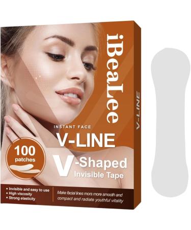 Fabixoin V Shaped Invisible Tape Face Tape for Wrinkles | Breathable Invisible Secret Make Up Stickers Facelift Tape for Face Invisible Neck Instant Face Lift Sticker - Buy Online on GoSupps.com