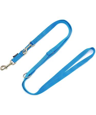 Adjustable Double Dog Leash for Large Dogs - 3.50m Turquoise | Durable 20mm Options - International Shipping - Buy Online on GoSupps.com