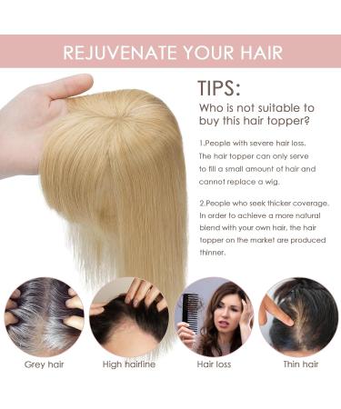 Silk-Co Clip-In Hair Topper Extensions | Real Remy Hair 11cm Length Dark Brown - Soft & Naturally Smooth - Buy Online on GoSupps.com