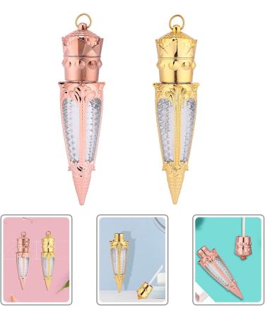 Minkissy 10-Pack Clear Lip Gloss & Deodorant Tubes - Empty Quadratic Lip Gloss Bottles for DIY Lipstick and Stickers - Buy Online on GoSupps.com