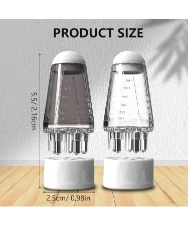 2 Pcs Hair Oil Applicator Oil Applicator Bottle for Hair Oil Applicator for Hair Scalp Oil Applicator Hair Oil Dispenser Comb Massage with Roller Ball Improve Thinning Hair and Hair Loss(White+Gray) - Buy Online on GoSupps.com