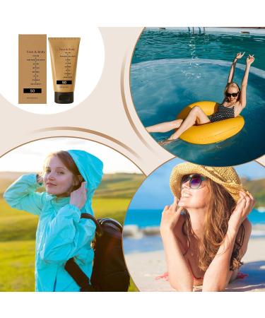 Tallow Sunscreen SPF 50 Organic Sun Lotion SPF 50 Intensive Protection - Non-Greasy Broad Spectrum Cream Face & Body Protection and Moisturizing - Buy Online on GoSupps.com