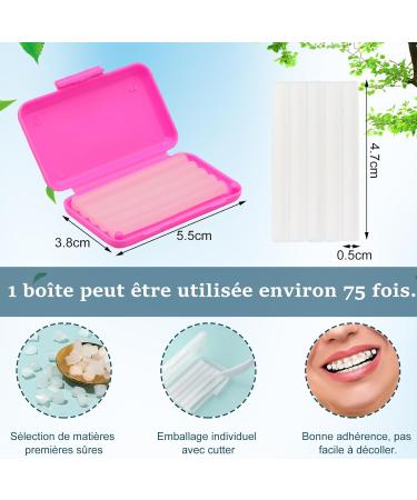 VEGCOO 12 Bo tes Cire Orthodontique Cire Orthodontique Dentaire Cire de Soulagement Pour Soulager Irritations/Soins Orthodontiques (Boites de 5 Bandes) - Buy Online on GoSupps.com