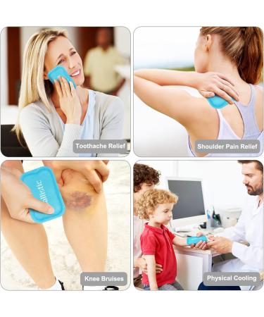 Small Ice Packs - Hot & Cold Gel Packs for Injuries, Headaches, Wisdom Teeth - 6 Pack - Buy Online on GoSupps.com
