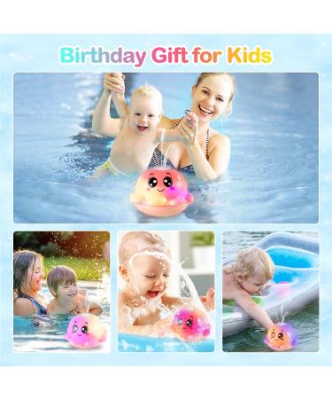 Octopus Bathly Toy: Automatic Induction Spray Water Toy for Kids - Pink - Buy Online on GoSupps.com