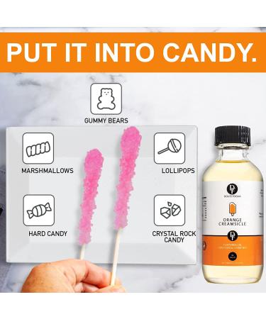 Dolce Foglia Orange Creamsicle Flavoring Oil - 2 Oz | Multipurpose Extract for Candy Making, Baking, Lip Balm, Ice Cream | All Natural, Ultra Concentrated - Buy Online on GoSupps.com