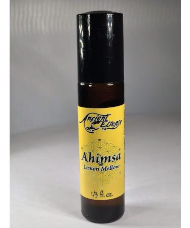Ancient Essence Essential Oil - Ahimsa Lemon Mellow (0.33 oz) | 100% Pure Aromatherapy Oil for Relaxation & Wellbeing - International Shipping Available - Buy Online on GoSupps.com