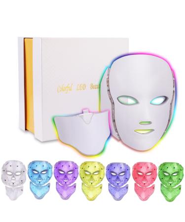 7 Colors Light Portable Face & Neck M -ask Machine for Home Use | 7 Colors