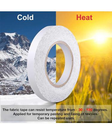 Outus Double-Sided Sticky Fabric Tape - 1/2 Inch x 164 Feet - No Sewing, Gluing, or Ironing - Alterations and Hemming Tool - Buy Online on GoSupps.com