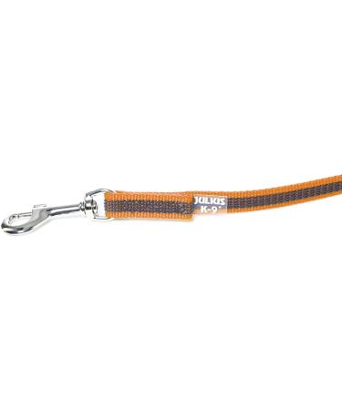IDC Color & Gray Rubberized Dog Leash - 14mm x 1m (Loopless) - Durable & Stylish Orange-Gray Design | International Shipping Available - Buy Online on GoSupps.com