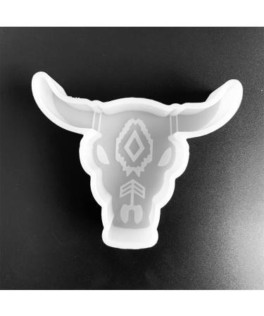 Steer Bull Skull Silicone Car Freshie Mold - Oven Safe Shiny Mold for Aroma Beads & Resin - Buy Online on GoSupps.com