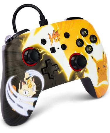 PowerA Enhanced Wired Controller for Nintendo Switch - Pok mon: Pikachu vs. Meowth Pok mon: Pikachu vs. Meowth - Buy Online on GoSupps.com