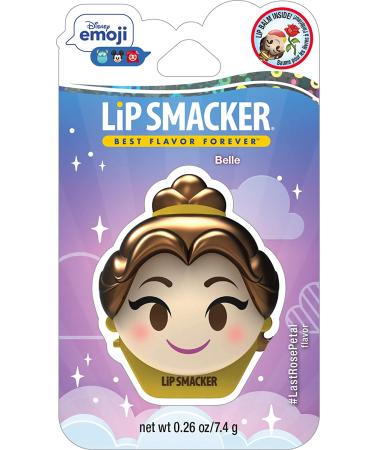 Disney Emoji Lip Balm Belle - Lip Smacker Last Rose Petal 0.26 oz (7.4 g) - Buy Online on GoSupps.com
