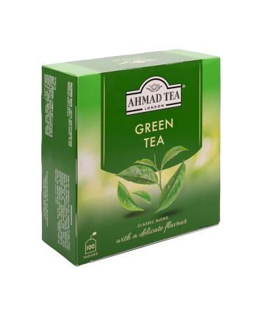 Ahmad Tea Green Tea Green Tea Teabags 100 ct - Caffeinated & Sugar-Free Green Tea 100 Count (Pack of 1) - Buy Online on GoSupps.com