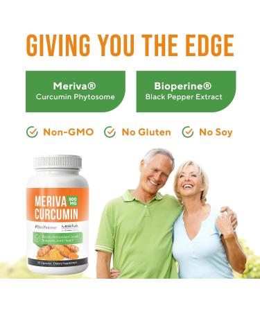 NERVE RENEW Meriva Curcumin with Black Pepper and Bioperine - Antioxidant Boost Nerve Support Supplement - 30 Capsules 30 Count (Pack of 1) - Buy Online on GoSupps.com