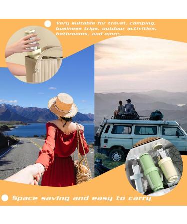 Travel Toothbrush Case with 4 Cups - Family Toothbrush Holder with Cover & Vent Holes Includes 5 Toothbrush Covers (Yellow - Buy Online on GoSupps.com
