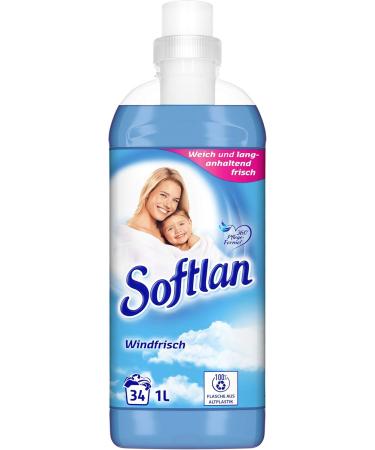 Buy Softlan Fabric Softener Windfrisch 12 x 1L | Soft Laundry & Long-Lasting Fresh Scent | International Shipping Available - Buy Online on GoSupps.com