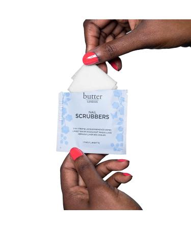butter LONDON Nail Scrubbers 2-in-1 Prep & Lacquer Remover Wipes - 10 Count - Buy Online on GoSupps.com