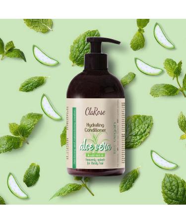  ClaRose ClaRose Premium Hair Spa Vegan Moisturizing Conditioner Enriched with 100% Natural Aloe Vera and Field Mint Oil for Dehydrated Hair 500 ml - Buy Online on GoSupps.com
