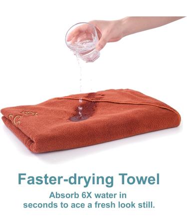 Winthome Extra Absorbent Dog Towel - Microfiber Soft Towel for Dogs & Cats | Quick-Drying Large/Medium/Small Pets (Brown 77x97cm) - Buy Online on GoSupps.com