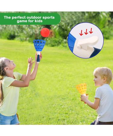 Buy Lbsel Kinder Indoor & Outdoor Sports Game - Fun Party Toy for Ages 5-12 - Includes 2 Baskets & 10 Balls - Blue & Yellow - Buy Online on GoSupps.com