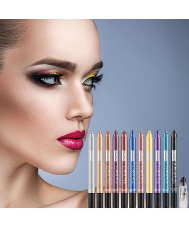 Eyeshadow Stick Sets | Smudge-Proof Colorful Eye Brightener Eyeshadow Stick Sets - Long Lasting Smudge-Proof Shimmer Eyeshadow Pencil Crayon Cosmetic  - Buy Online on GoSupps.com