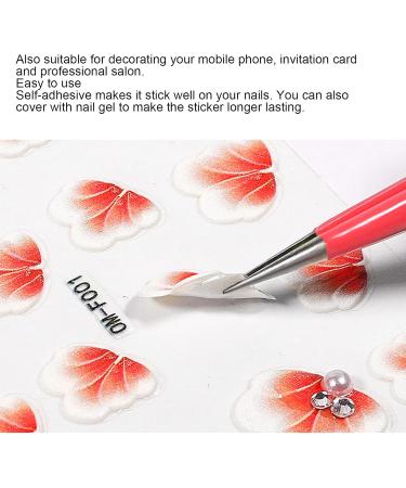 5D Nail Art Stickers Self Adhesive Nail Stickers Nail Decoration Fashion Accessories Embossed Flowers Self Adhesive Nail Decoration for Manicure Nail Art Supplies - Buy Online on GoSupps.com