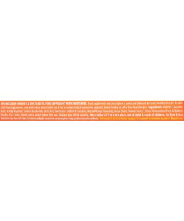 Vitabiotics Ultra Vitamin C Effervescent with Zinc - 20 Tablets | Immune Support Supplement - Buy Online on GoSupps.com