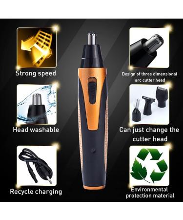 TEMKIN Nose Hair Trimmer | Rechargeable Waterproof Trimmer for Men - Beard & Eyebrow Grooming Essentials - Buy Online on GoSupps.com